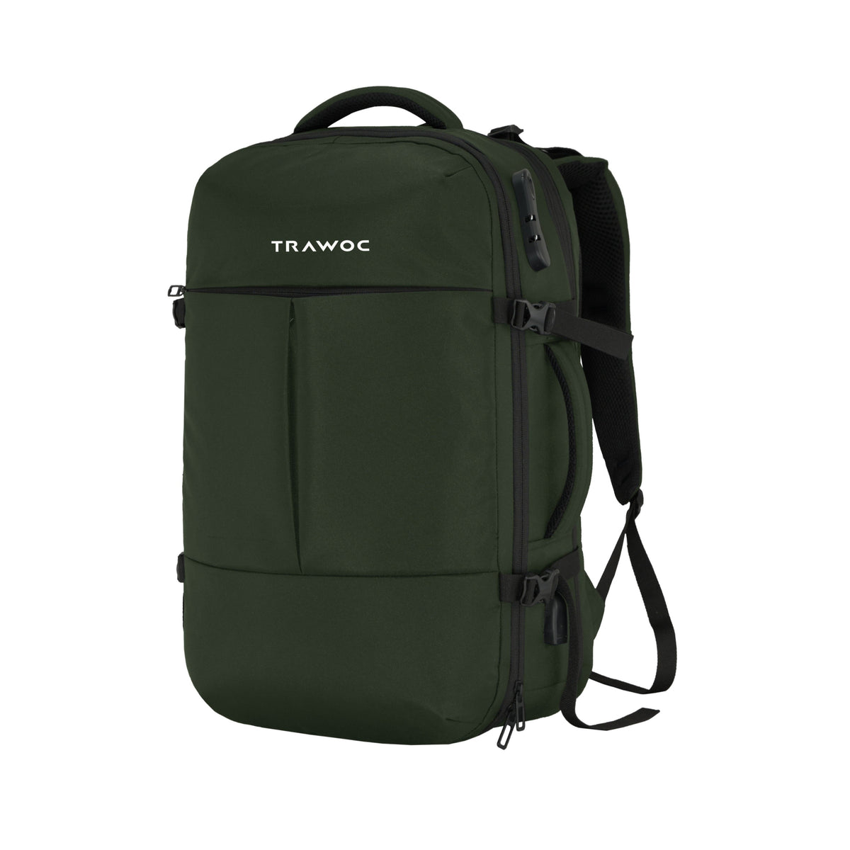 TPB01 45L Laptop Backpack-Hunter green