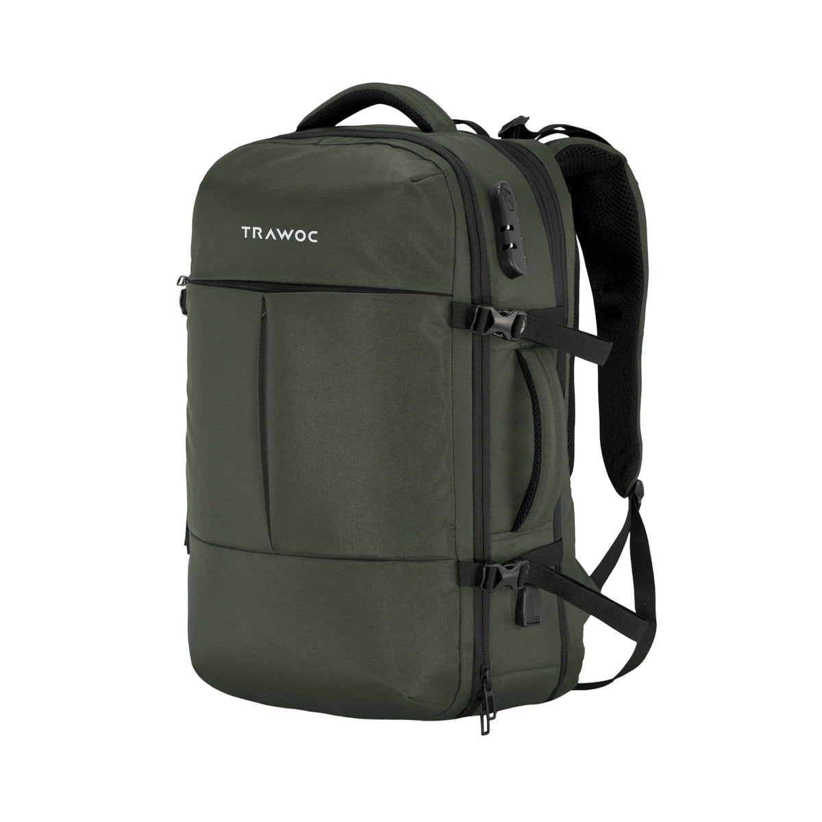 TPB01 45L Laptop Backpack-Uniform green