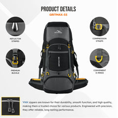 GRITMAX-55 Backpack - Grey