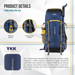 TREKELITE-60 Rucksack - Navyblue