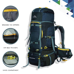 TRAILMASTER-80 Rucksack - Navyblue (Clearance Sale)