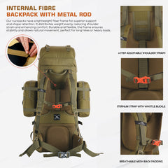 THUNDERSTORM-90 Rucksack - Flax Yellow