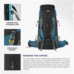 TERRABOUND-60 Rucksack -Englishblue