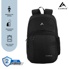 CARRIZ Casual Backpack -CB04-BLACK