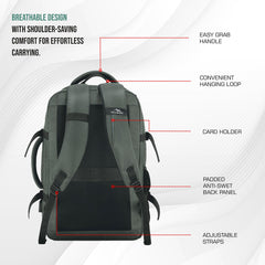 TPB02 25L Laptop Backpack-Uniform Green