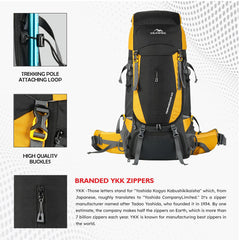 TERRABOUND-60 Rucksack - Yellow