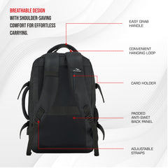 TPB02 25L Laptop Backpack-Black