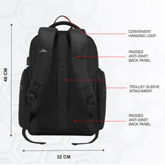 TPB03 35L Laptop Backpack-Black