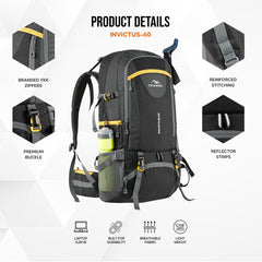 INVICTUS-60 Rucksack - Grey