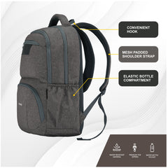 TPB04 30L Laptop Backpack-Ash Brown