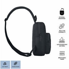 Carriz-Crossbody Backpack-CRB03-BLACK