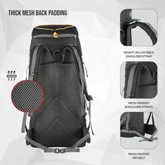 FLYSPECK-65 Rucksack - Black