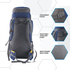 OMEGA-60 Rucksack - Navyblue