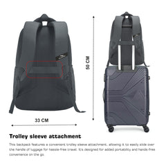 TPB05 35L Laptop Backpack-Grey