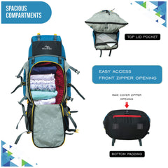 TRAILMASTER-80 Rucksack - Skyblue (Clearance Sale)