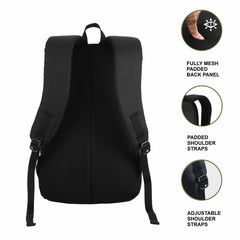 CARRIZ Casual Backpack -CB08-BLACK