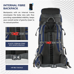 TERRABOUND-60 Rucksack - Navyblue