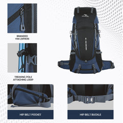 VENTURE PRO-65 Rucksack - Navyblue