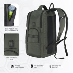 TPB03 35L Laptop Backpack-Uniform green