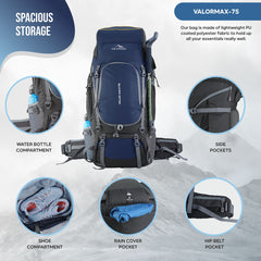 VALOR MAX-75 Rucksack - Navyblue