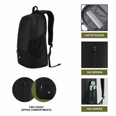 CARRIZ Casual Backpack -CB08-BLACK