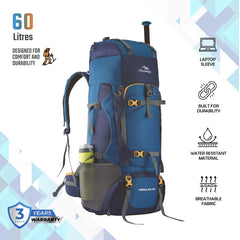 AEROLINK-60 Rucksack - Blue