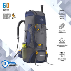 AEROLINK-60 Rucksack - Grey (Clearance Sale)