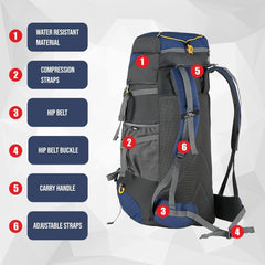 FLYSPECK-65 Rucksack - Navyblue