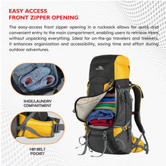 TERRABOUND-60 Rucksack - Yellow