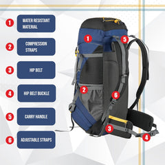 TREKELITE-60 Rucksack - Navyblue