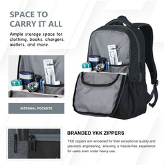 CPB03 25L Laptop Backpack-Grey