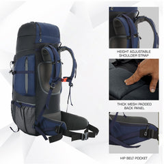 EXPEDITION-80 Rucksack - Navyblue