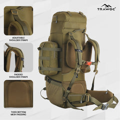 THUNDERSTORM-90 Rucksack - Flax Yellow