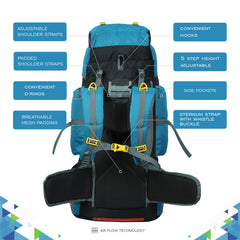 TRAILMASTER-80 Rucksack - Skyblue (Clearance Sale)