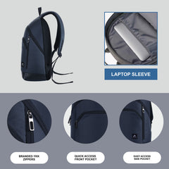 CARRIZ Casual Backpack -CB07-INKBLUE