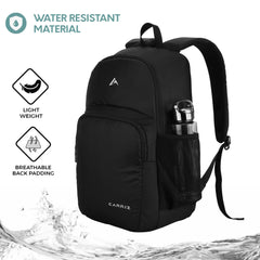 CARRIZ Casual Backpack -CB04-BLACK