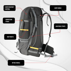 INVICTUS-60 Rucksack - Grey