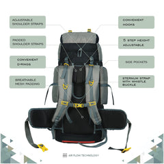 TRAILMASTER-80 Rucksack - Grey (Clearance Sale)