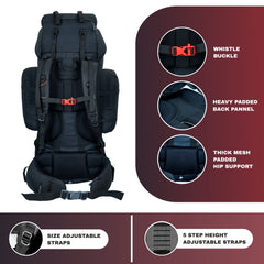 WILDWING-95 Rucksack - Black (Clearance Sale)