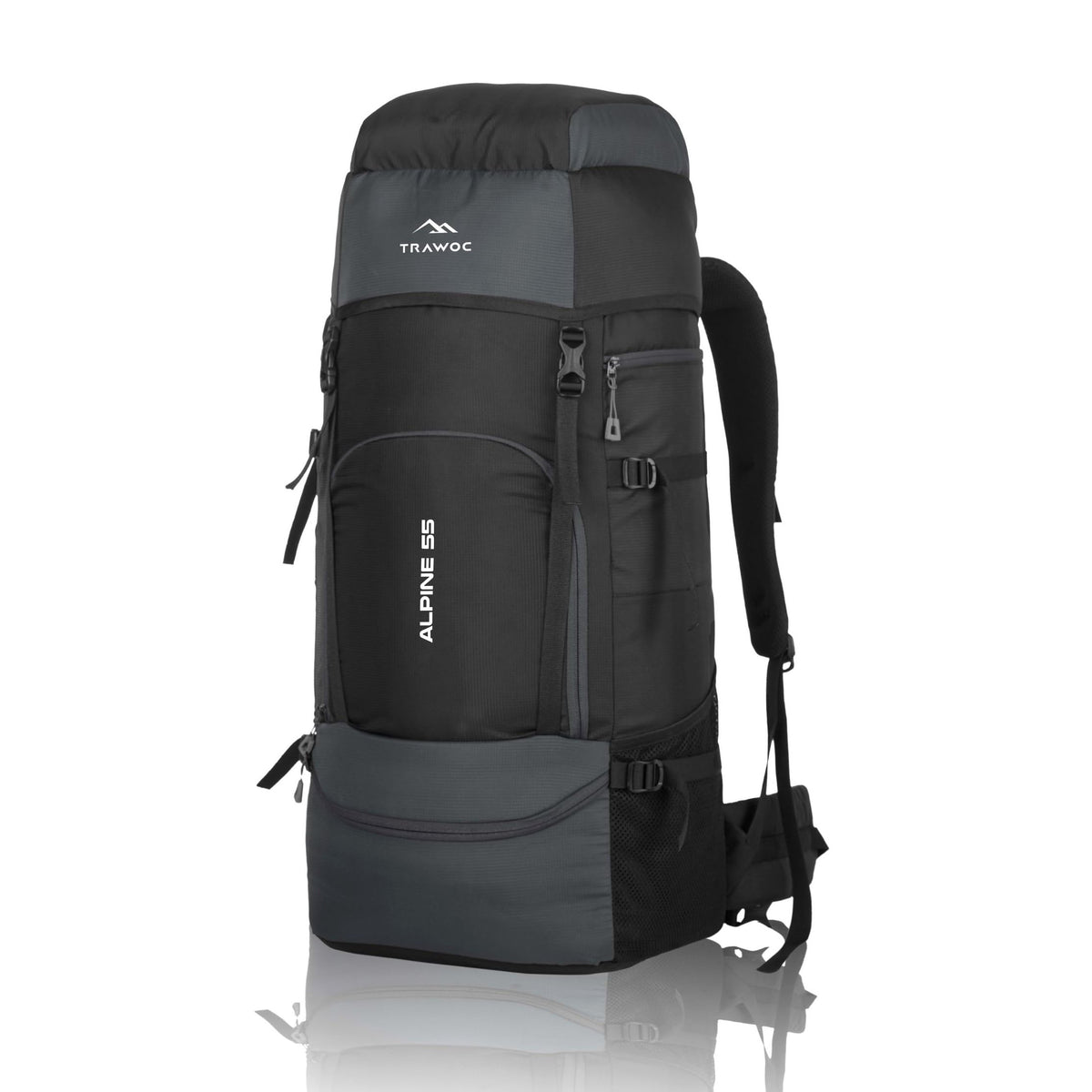 ALPINE-55 Backpack - Grey