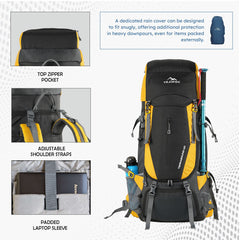 TERRABOUND-60 Rucksack - Yellow