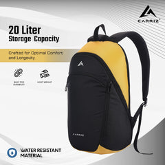 CARRIZ Casual Backpack -CB05-YELLOW