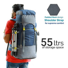 ALPINE-55 Backpack - Grey (Clearance Sale)