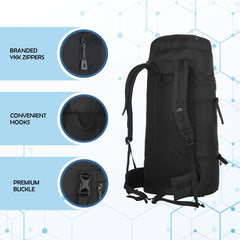 ALPINE-55 Backpack - Black