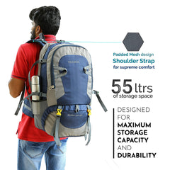 BLAZE-55 Backpack - Navyblue (Clearance Sale)