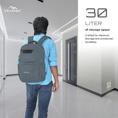 TPB04 30L Laptop Backpack-Ash Teal