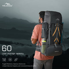 VORTEX-60 Rucksack - Black