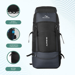 ALPINE-55 Backpack - Grey