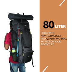 EXPEDITION-80 Rucksack - Black (Clearance Sale)