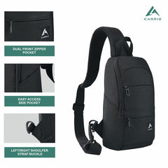 Carriz-Crossbody Backpack-CRB01-Black